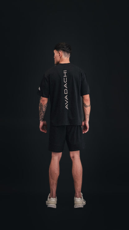 AVADACHI Vertical Spine Logo Oversized T-Shirt — photo 5